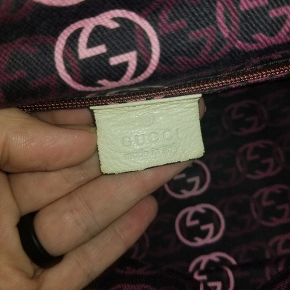 💌Gucci Off White Princy Boston Leather Handbag - Picture 7 of 15